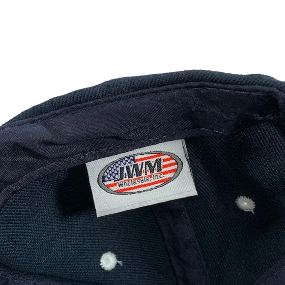 Vintage US United States Navy Blue Embroidered Adjustable Strapback Hat - Picture 5 of 6